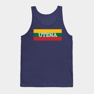 Utena City in Lithuania Tank Top